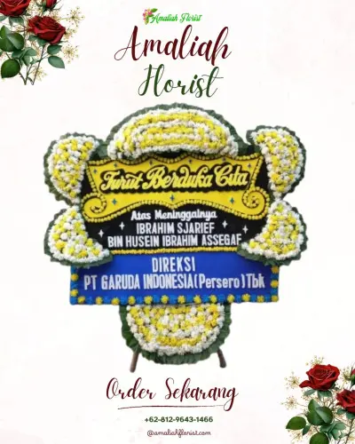 Papan Bunga Duka di Songgokerto