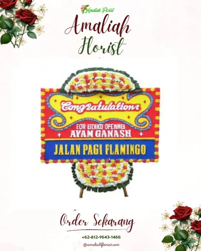 Bunga Papan Congratulation di Songgokerto